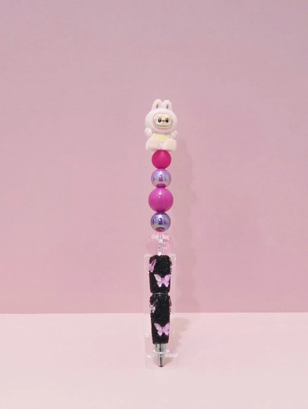 The Monsters - Handmade Beaded Labubu Pen